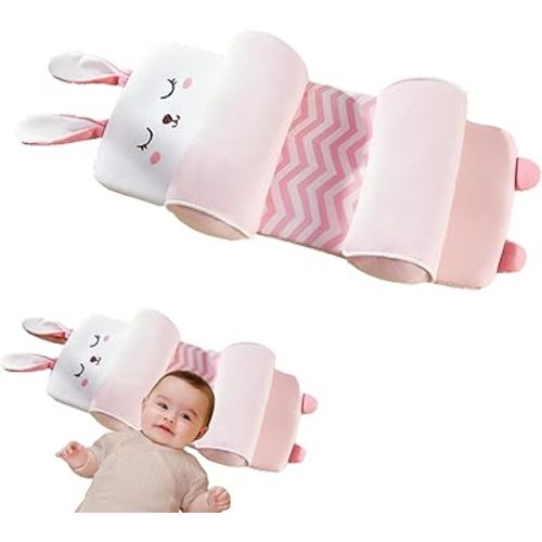 Ellniges]【Newborn ow Baby Shaping with Natural Buckwheat Fill - 【】 Orthopedic Infant for 0-6 Months, Breathable Cover & Ergonomic Design to Flat Syndrome