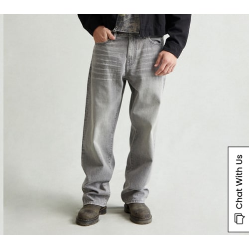Pacsun Dylan Baggy Jeans Light Gray | PacSun