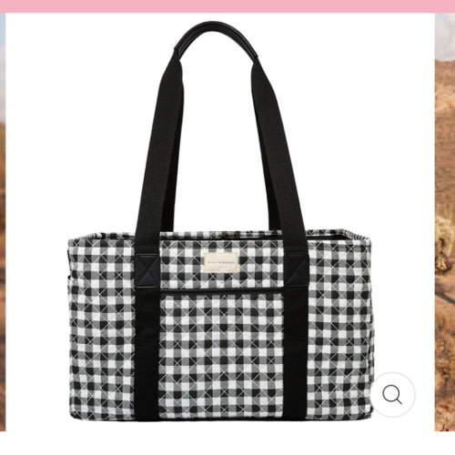 Traveller Black Gingham – www.poppyandpeonies-us.com