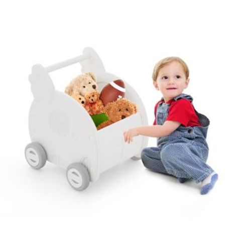 Infans Baby Walker Push Toy Toddler Elephant Shape Cart Hdpe With Wheels & Handle