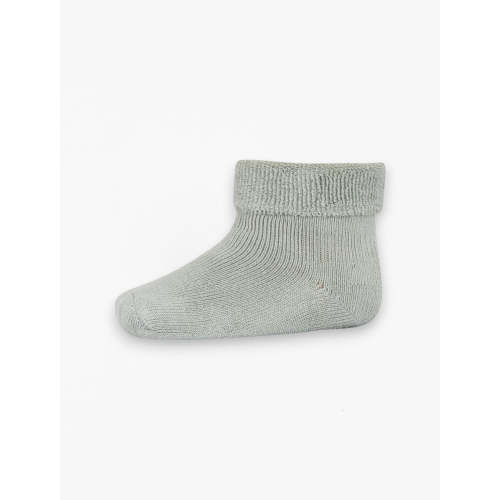 Cotton Terry Baby Socks in Desert Sage