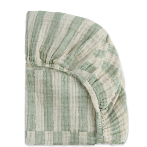 Babyletto All-Stages Bassinet Sheet in GOTS Certified Organic Muslin Cotton
