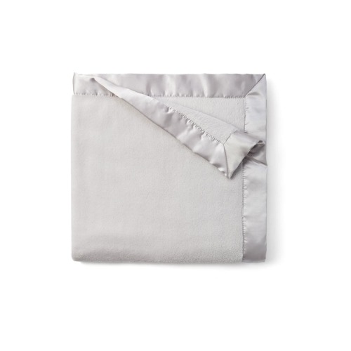 Satin Trim Fleece Blanket