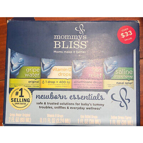 New Mommy's Bliss Newborn Essentials Baby Gift Set, Exp 11/22