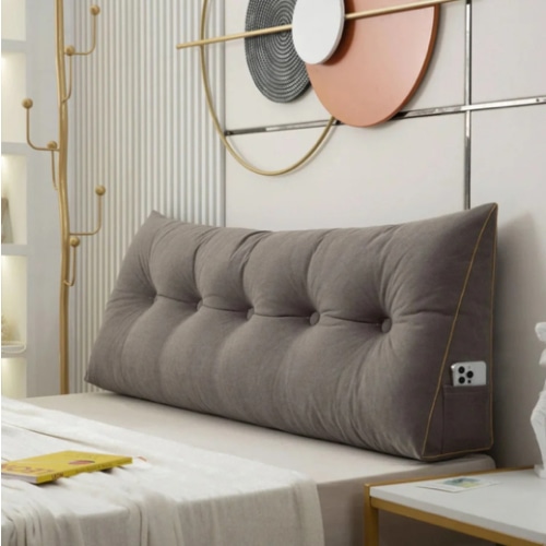 Wedge Pillow - Headboard Pillow |The Pillow Home - Daybed Pillow - Backrest Pillow - Pillow Wedge Headboard - Dorm Headboard Pillow - Cushioned Headboard