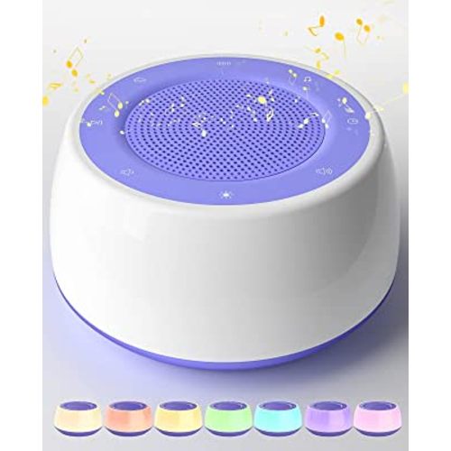 Jack & Rose White Noise Machine Baby, Baby Sound Machine Kids with Night Light, Portable White Noise Machine for Sleeping