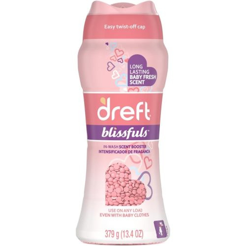 Dreft Blissfuls In-Wash Scent Booster Beads, Baby Fresh, 13.4 oz - 13.4 ounces