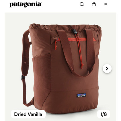 Patagonia Terravia Tote Bag Backpack 24L