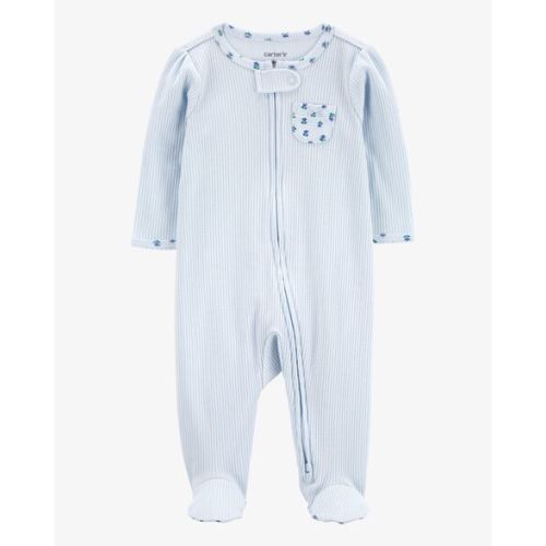 Baby Floral 2-Way Zip Thermal Sleep & Play Pajamas - Carter's | Carter's