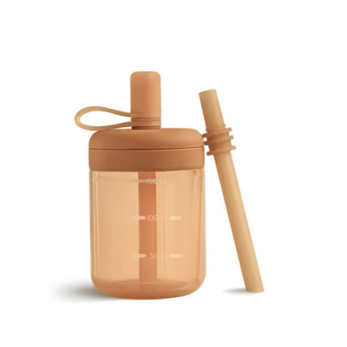 Silicone Training Cup with Straw