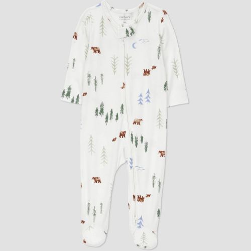 Carter's Just One You® Baby Boys' Forest Comfy Soft Sleep N' Play - Ivory Newborn