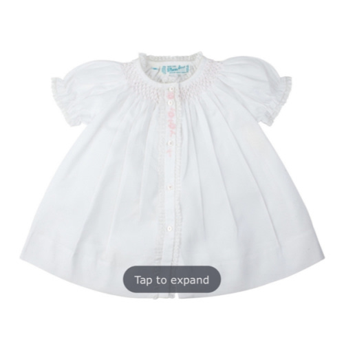 Girls Honeycomb Smocked Yoke Daygown | Feltman Brothers