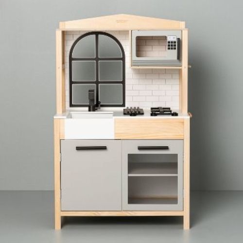 Toy Kitchen - Hearth & Hand™ with Magnolia: Wood Construction, Creative Play, 3+ Years, No Batteries Required