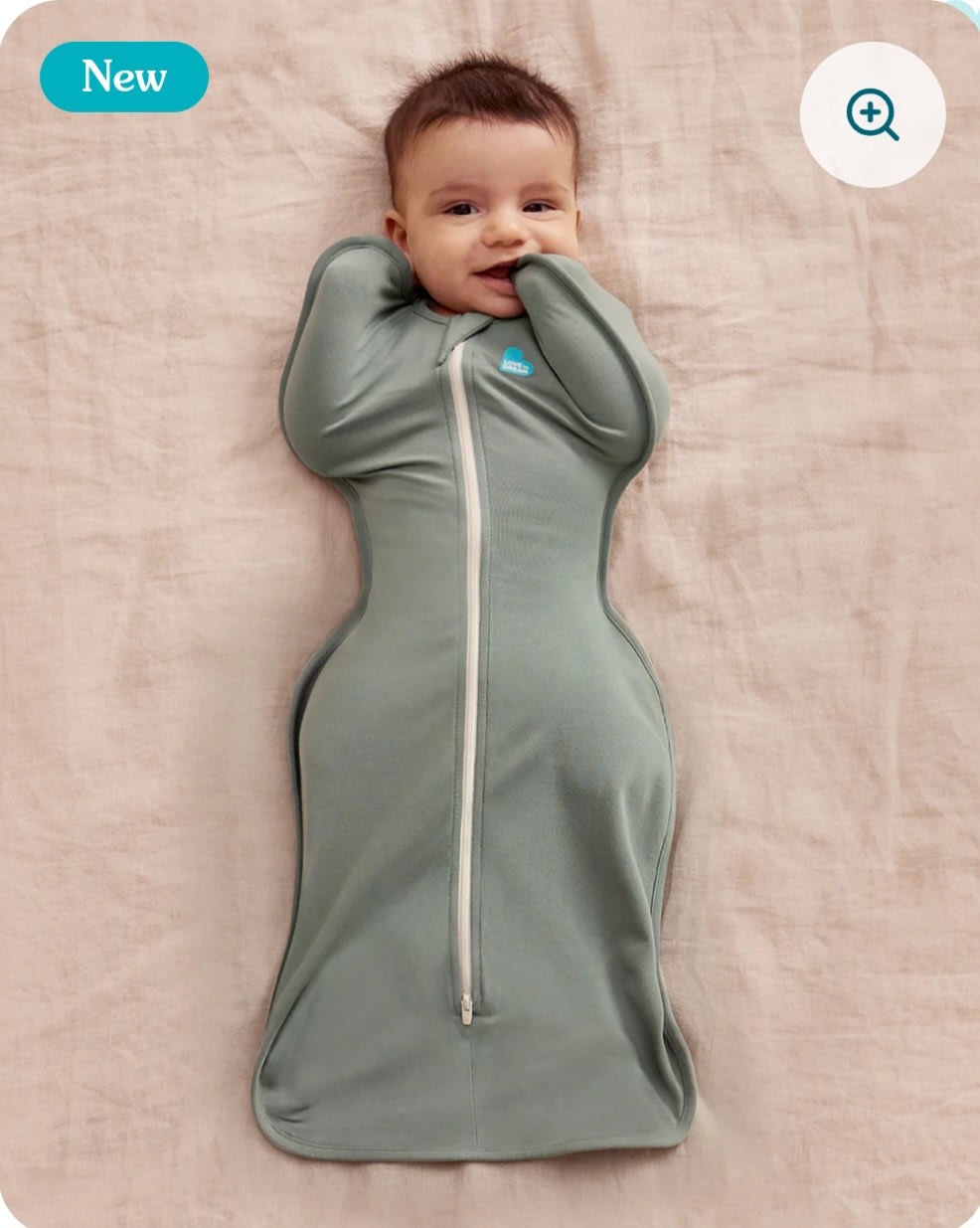 Swaddle Up™ 1.0 TOG Viscose from Bamboo Deep Olive
