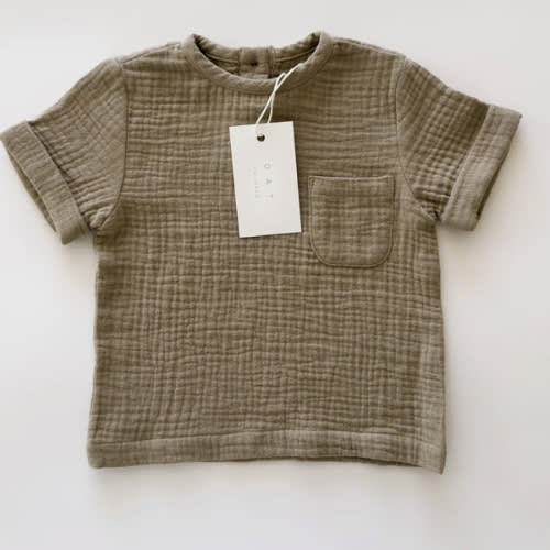 Malibu Pocket Tee ‘Vintage Brown’