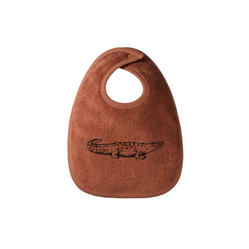 Reversible Bib - Crocodile Print – Manymoons