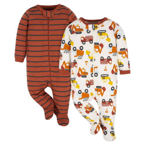 Gerber Baby Boy Sleep 'N Plays, 2 Pack, Preemie - 6-9 Months