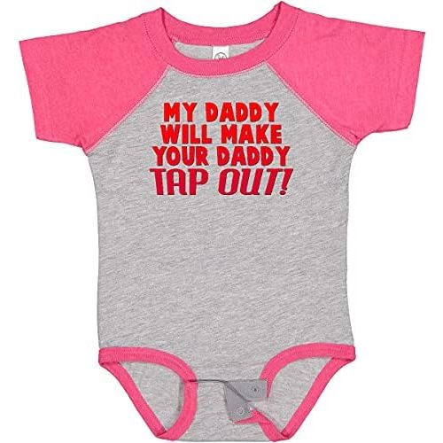 inktastic My Daddy Will Make Your Daddy Tap Out Baby Bodysuit