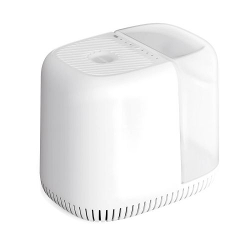 Canopy Mist Free Evaporative 4 in 1 Humidifier with Settings, Optional Night Light, White Noise Machine & Aroma Diffusion, 2.5ltr - White