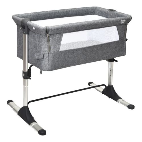 Infans Portable Baby Bedside Bassinet Infant Travel Bassinet Crib W/carrying Bag Grey