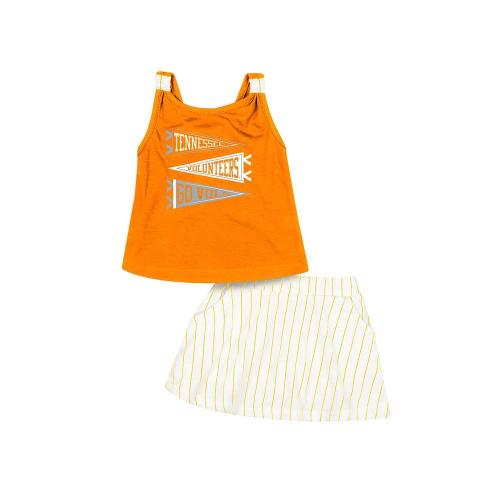 Vols | Tennessee Colosseum Infant Harrington Tank And Skort Set | Alumni Hall