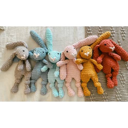 Hunny Bunny Snuggler | Crochet Bunny | Gift for Kids | Easter Basket Gift | Crochet Bunny | Crochet Plush Bunny