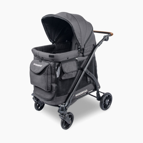 WonderFold Wagon Premium Single Stroller Wagon - Black