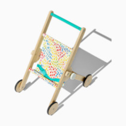 Lovevery The Buddy Stroller, Wooden Doll Stroller - 12 Months+