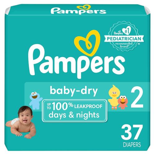 pampers Baby Dry Diaper Size 2 37 ct Old