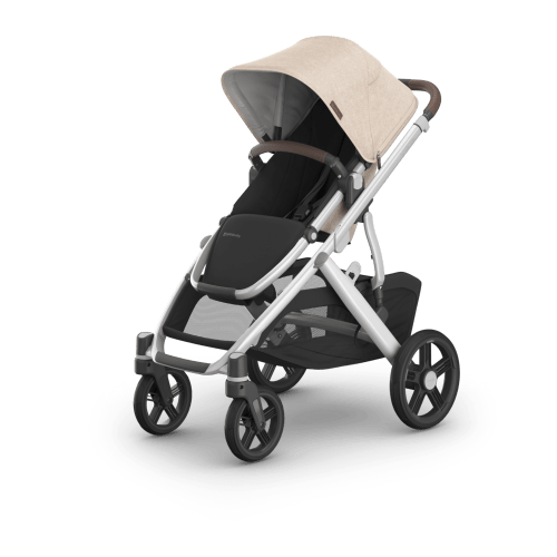 UPPAbaby Vista V3 Stroller Ada - Oat Mélange | Silver Frame | Chestnut Leather