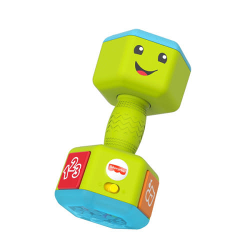 Fisher-Price Laugh & Learn Countin’ Reps Dumbbell Musical Toy
