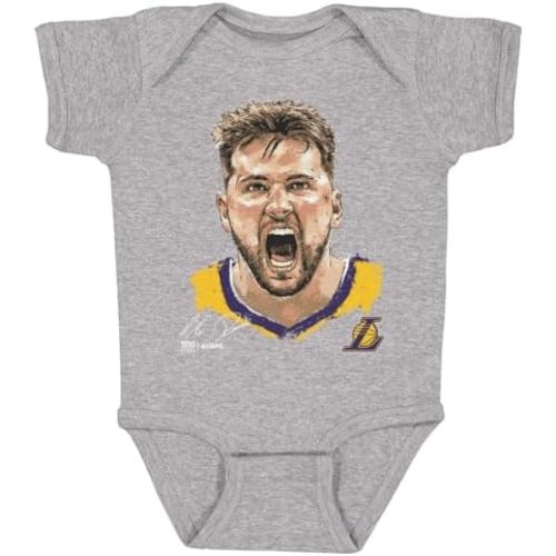 500 LEVEL Luka Doncic Los Angeles Lakers One-Piece Infant Bodysuit - Luka Doncic Los Angeles Lakers Scream