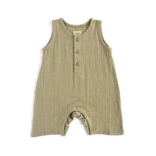 Sage Muslin Romper