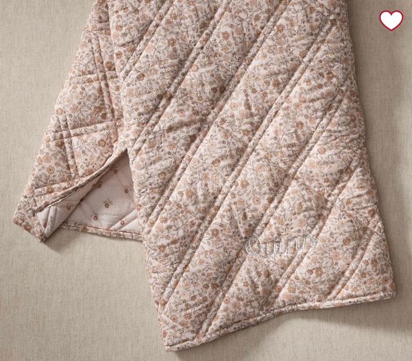 Rylee + Cru Wildflower Organic Muslin Baby Blanket
