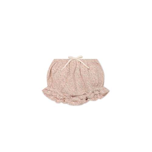 Organic Cotton Frill Bloomer - Amber Rose