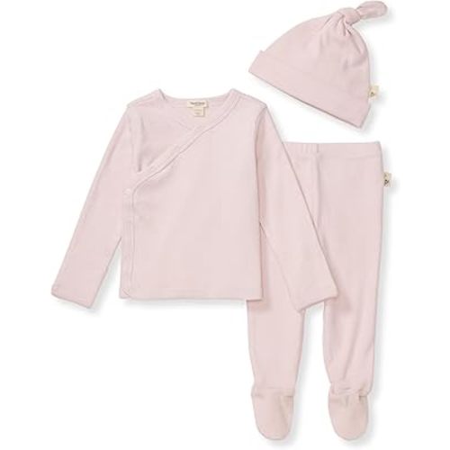 Burts Bees Baby Baby Boys' Tee Pants & Hat Set