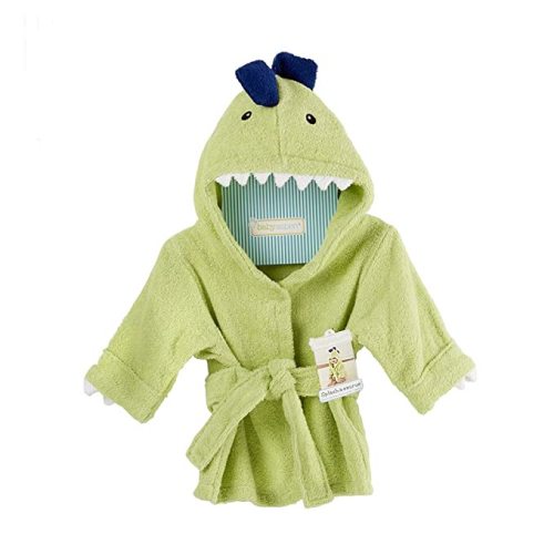 Baby Aspen "Splash-a-Saurus Dinosaur Hooded Towel Robe, 0-9 Months - Splash-a-saurus Dinosaur Robe