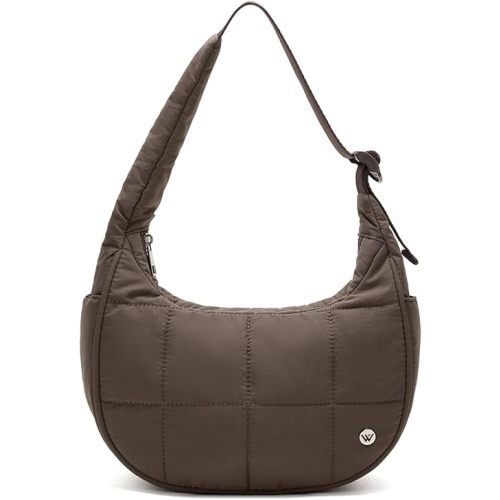 Small Puffer Crescent Diaper Bag