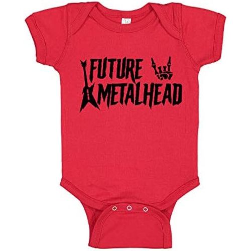 Future Metal Head Baby Bodysuit Infant One Piece or Toddler T-Shirt