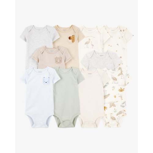 Baby 10-Pack Short-Sleeve Bodysuits - Carter's | Carter's