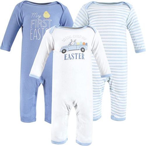 Hudson Baby Unisex Baby Cotton Coveralls - 6-9 Months