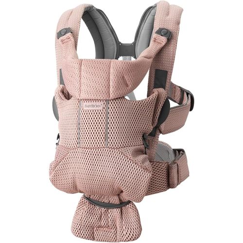 BabyBjörn Baby Carrier Free, 3D Mesh, Dusty Pink