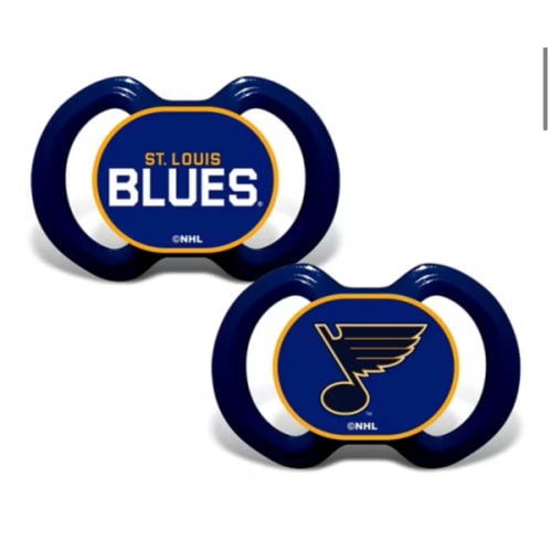 St Louis Blues 2PK Baby Pacifier - BLUE