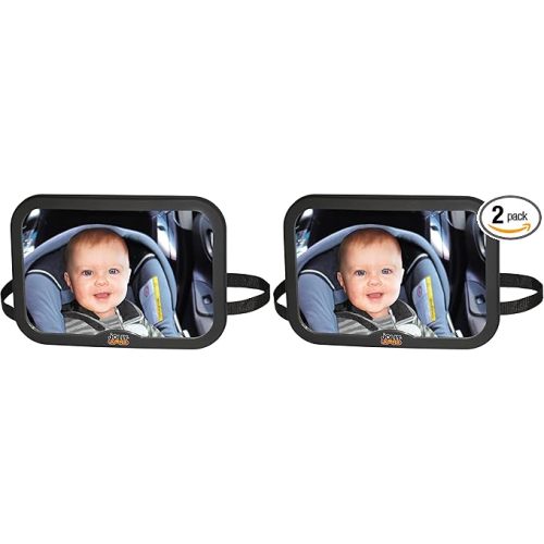 Jolly Jumper Driver's Baby Mirror 360 Degree View (Pack of 2)