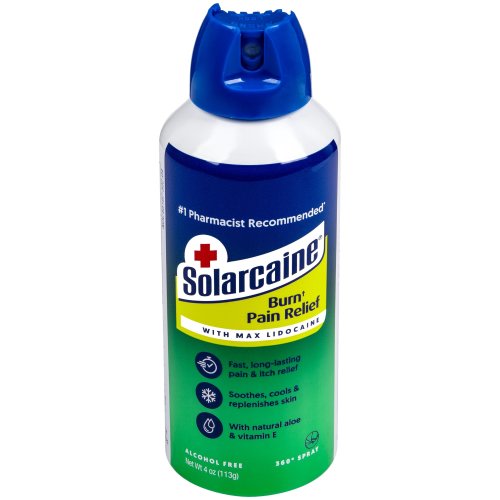Solarcaine Maximum Strength Burn & Pain Relief Spray with Lidocaine
