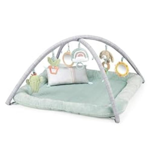 Ingenuity Calm Springs Plush Activity Gym for Baby, Ultra-Soft Premium Mat, Toys : Baby