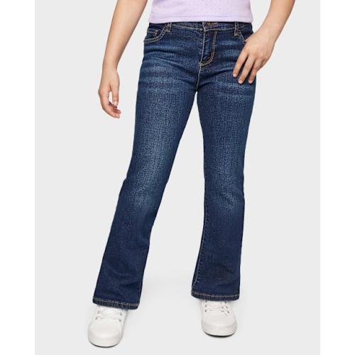 Girls Bootcut Jeans - Blue