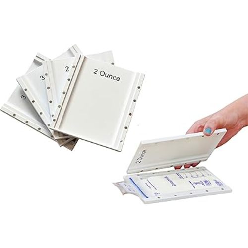 (For Motif Bags) Magnetic Breastmilk Freeze Flat Trays - Breastpump Accessory to Freeze Breast Milk Storage Bags Flat (Starter Set (2-6oz), for Motif)