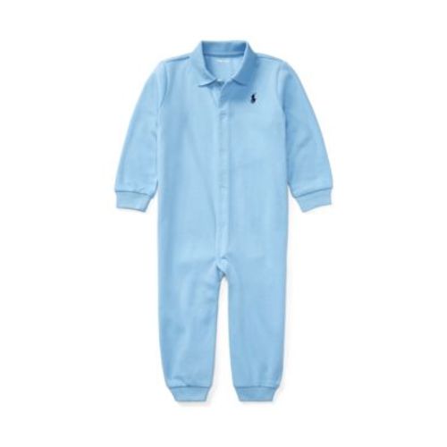 Ralph Lauren Baby Boys Long Sleeve Solid Coverall