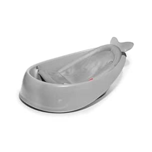 Skip Hop Infant Bath Tub 3-Stage Grow With Baby Smart Sling MOBY Bathtub Grey Age 0+